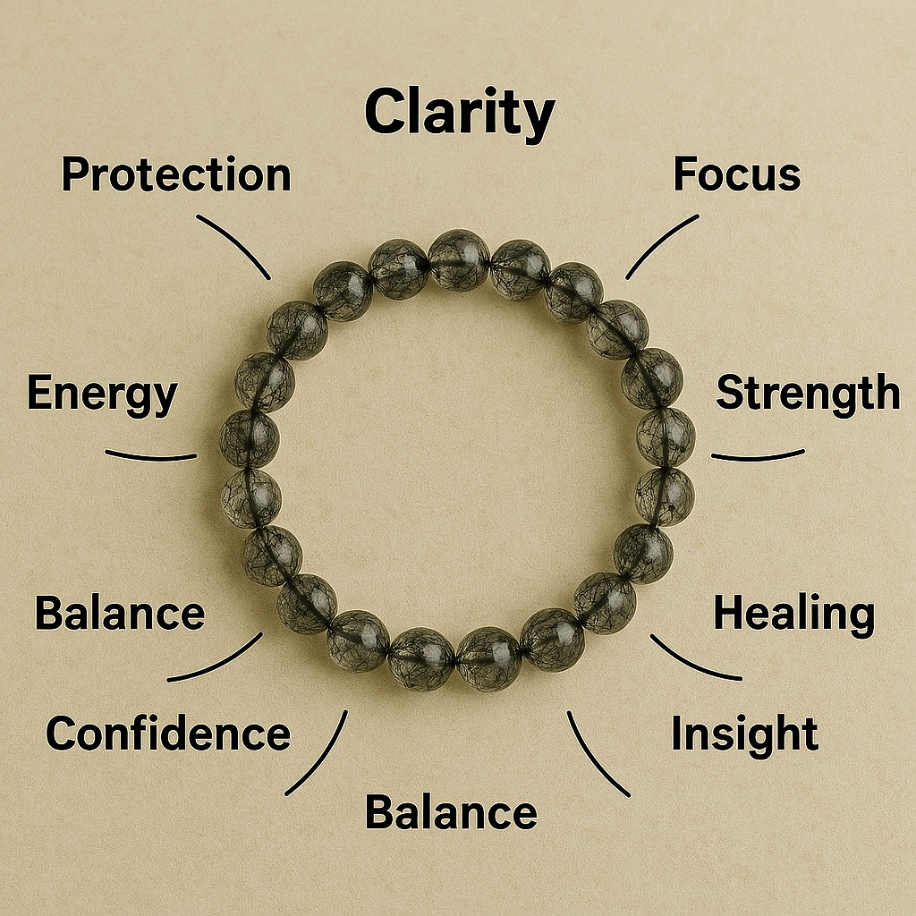 Black Rutile Bracelet